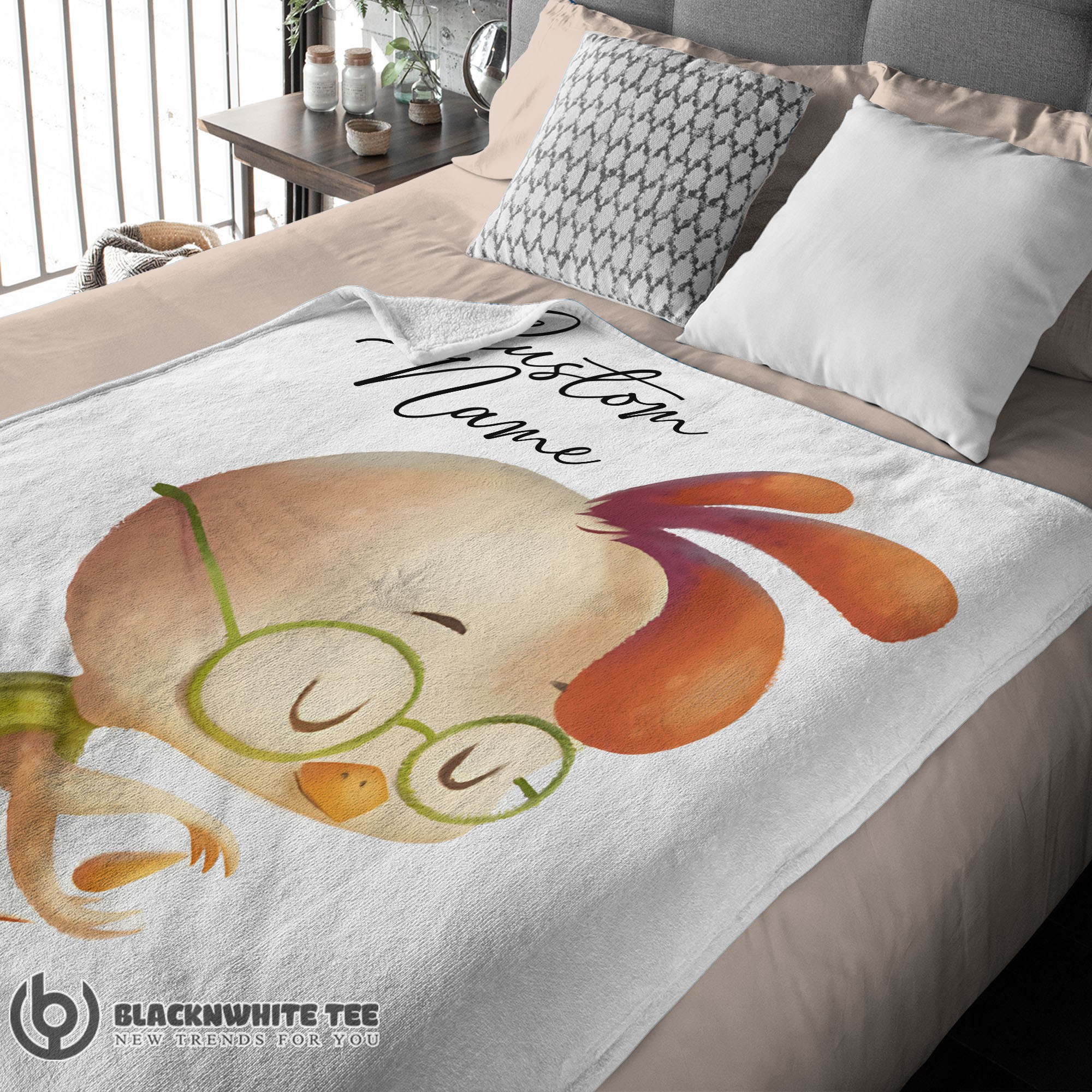 Awesome Hot Disney Chicken Little Meditative Pose Blanket Fleece Customized Blanket - Image 3