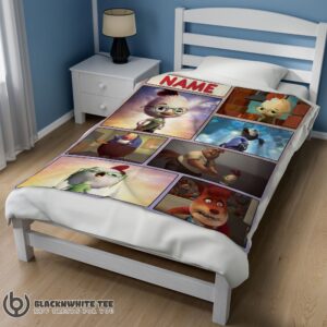Alternative view of Hot Pretty Cute Disney Chicken Little Collage Poster Blanket Fleece Customized Blanket