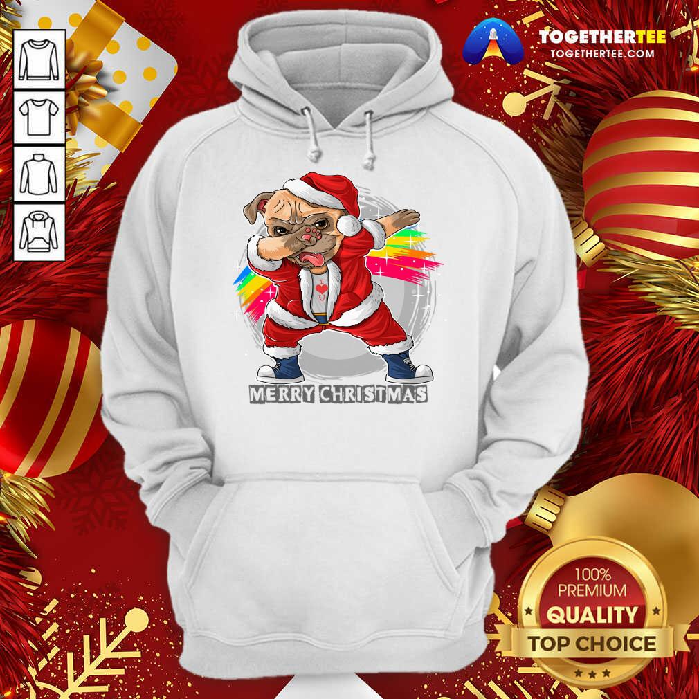 Original Santa Claus The Cute Pug T-Shirt - Image 5
