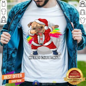 Original Santa Claus The Cute Pug T-Shirt