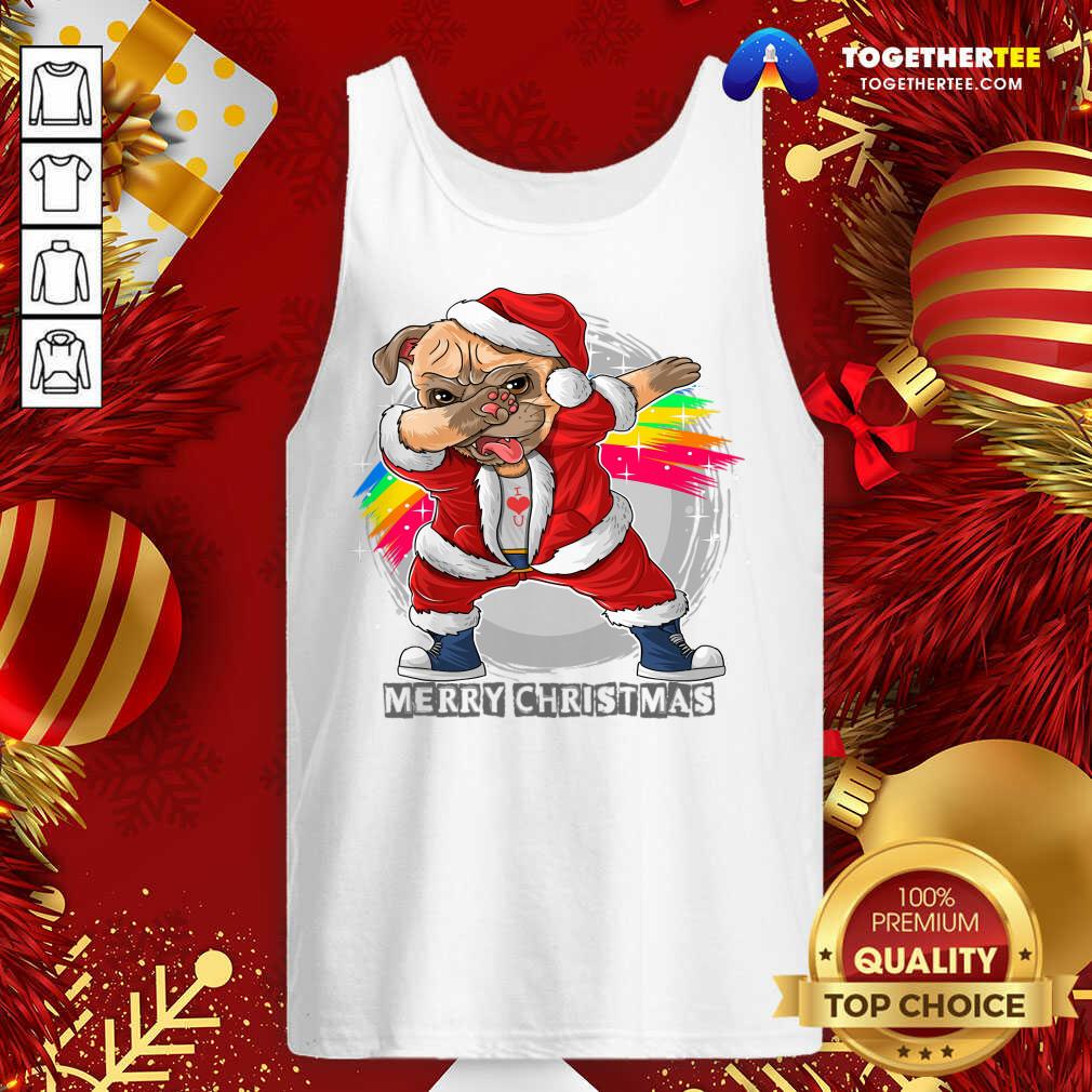 Original Santa Claus The Cute Pug T-Shirt - Image 3