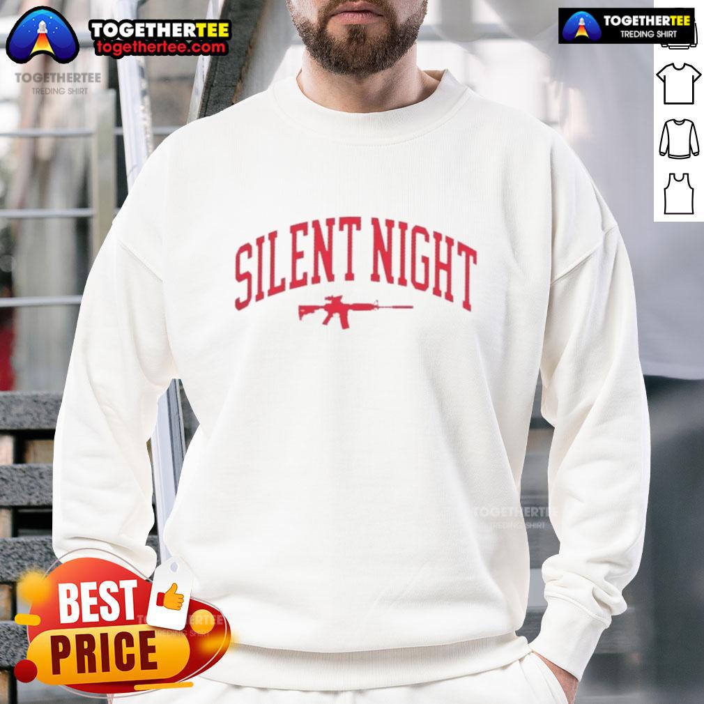 Good Gun Silent Night Collegiate T-Shirt - Image 5
