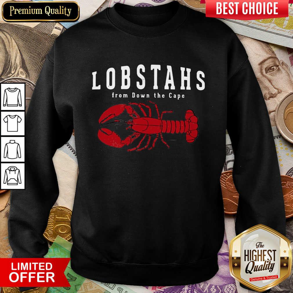 Funny Lobstahs From Down The Caps Shirt - Image 4