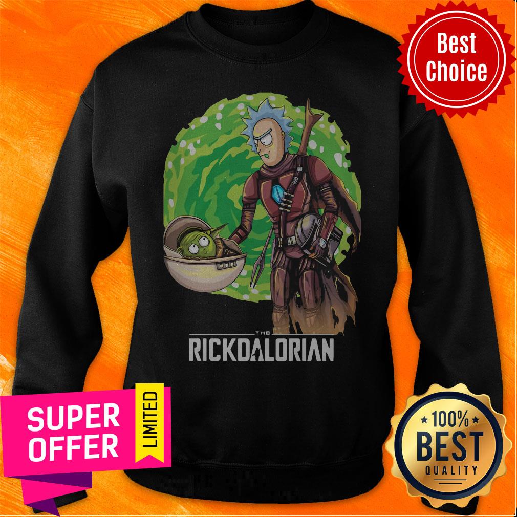Nice The Rickdalorian Rick And Morty Crossover Shirt - Image 2