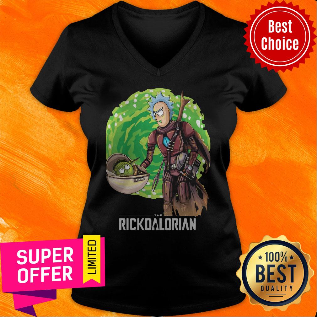 Nice The Rickdalorian Rick And Morty Crossover Shirt - Image 4