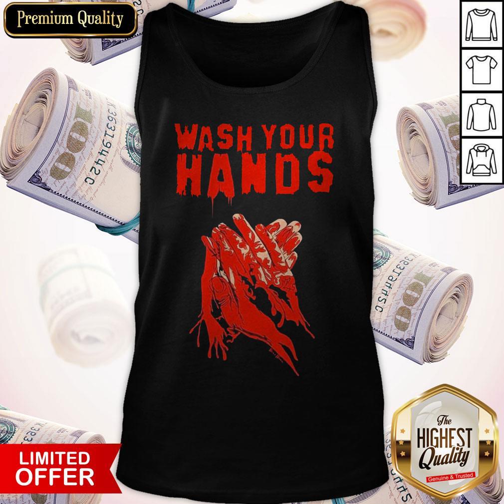 Wash Your Hands Blood Shirt - Image 4