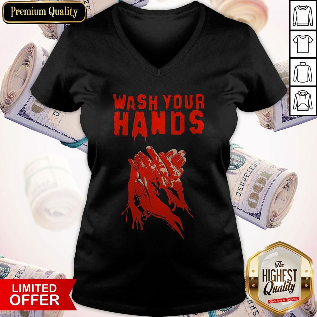 Wash Your Hands Blood Shirt - Image 2