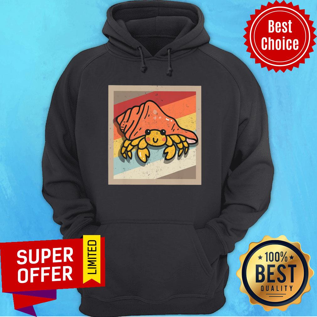 Nice Hermit Crab Retro Vintage Shirt - Image 5