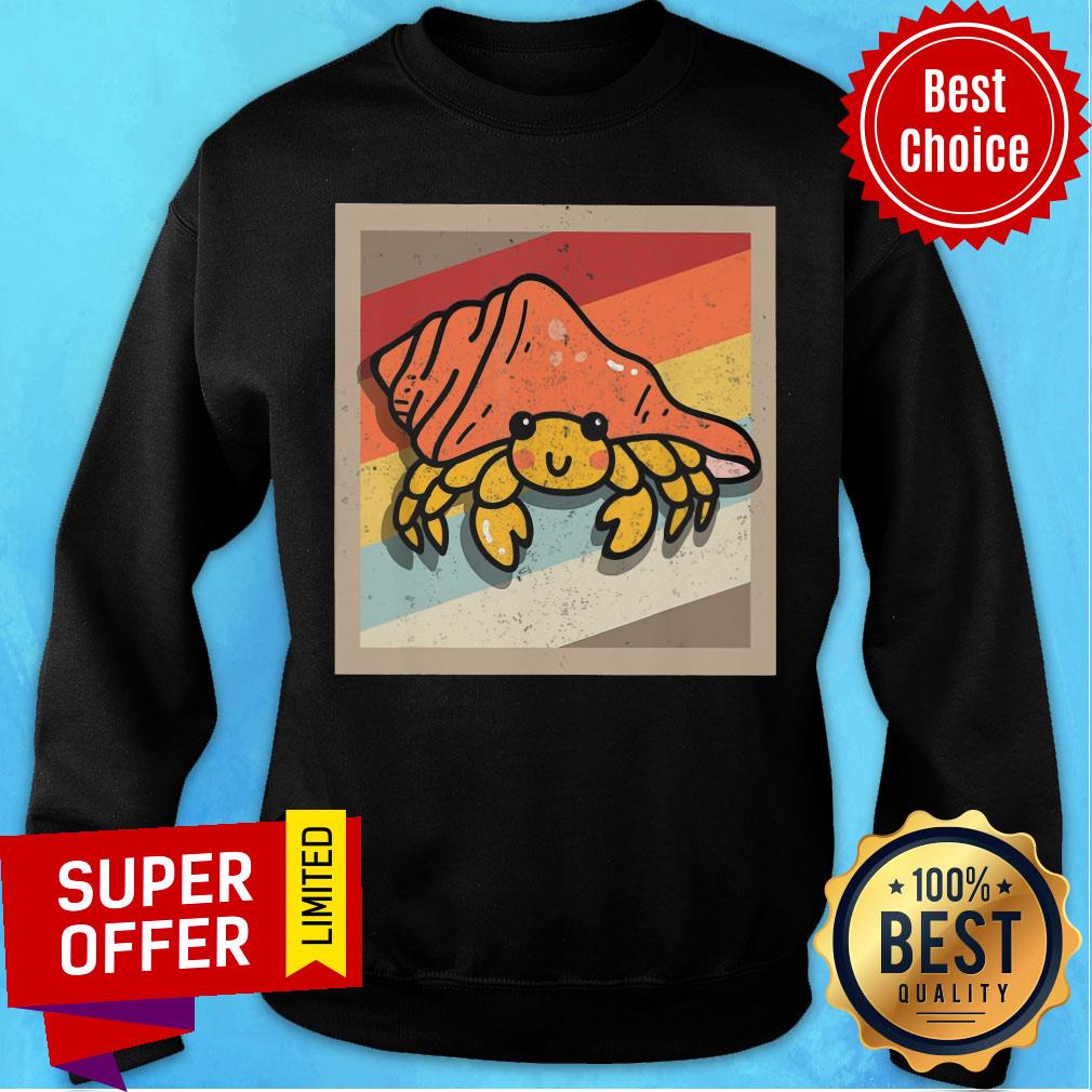 Nice Hermit Crab Retro Vintage Shirt - Image 4