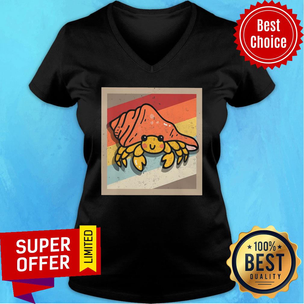 Nice Hermit Crab Retro Vintage Shirt - Image 2