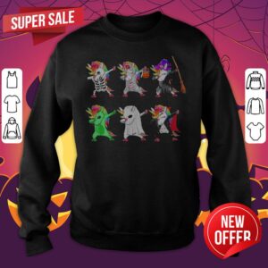 Alternative view of Premium Dabbing Unicorn Halloween Shirt