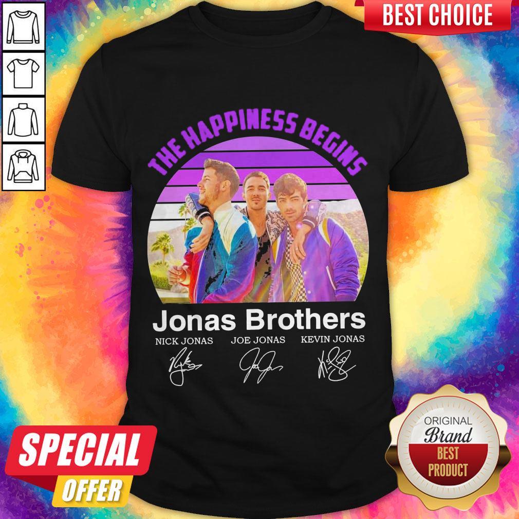 The Happiness Begins Jonas Brothers Signatures Shirt