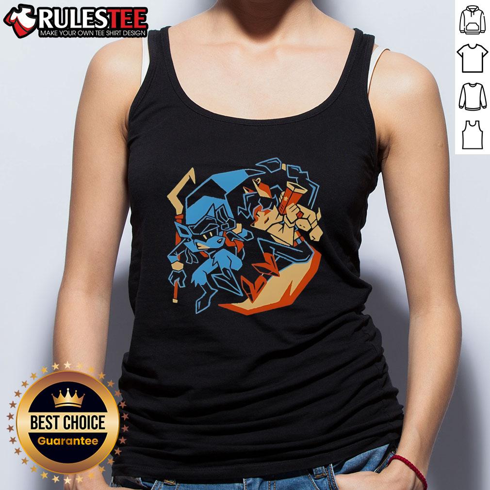 Awesome Outlaw Duo Sly Cooper T-Shirt - Image 4