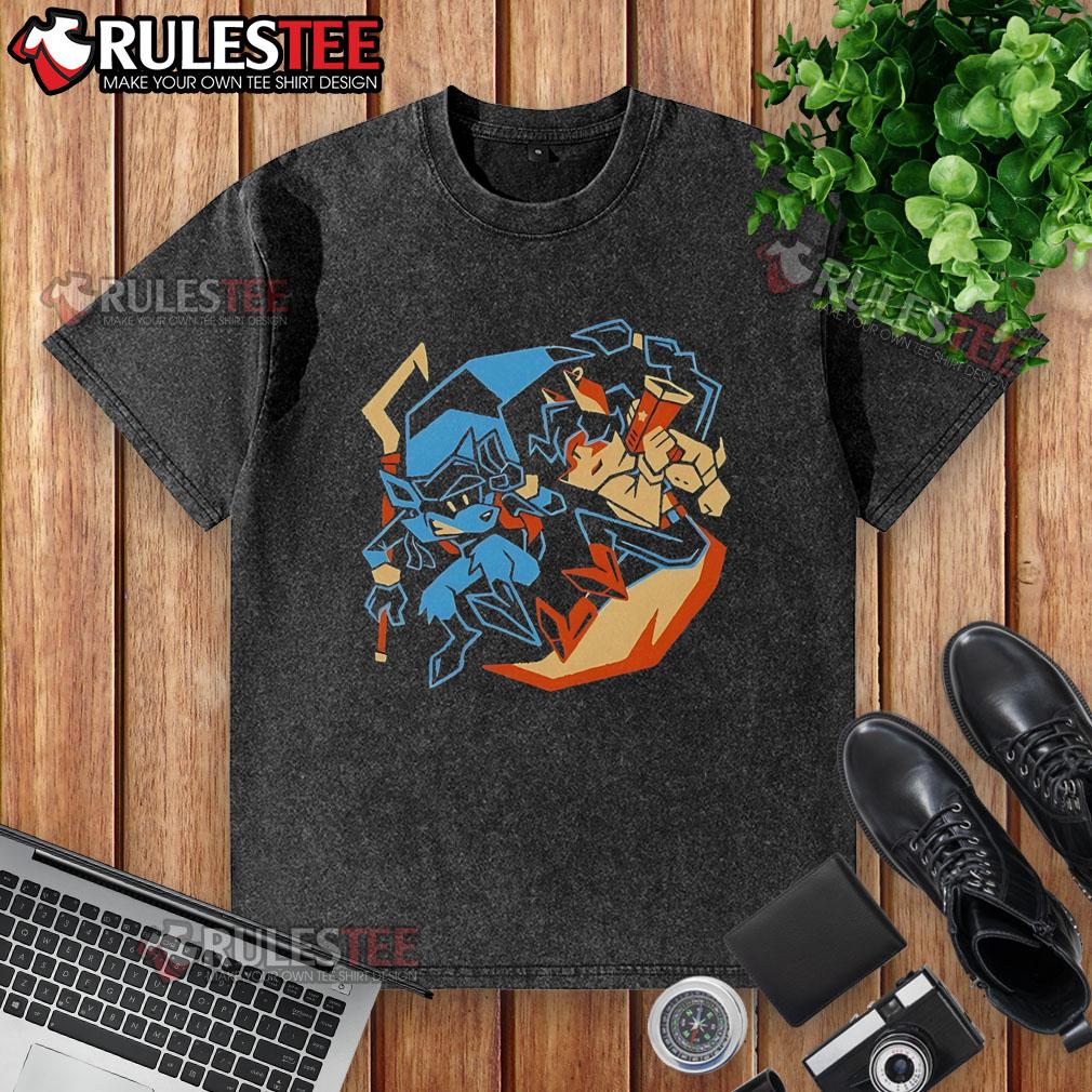 Awesome Outlaw Duo Sly Cooper T-Shirt - Image 6
