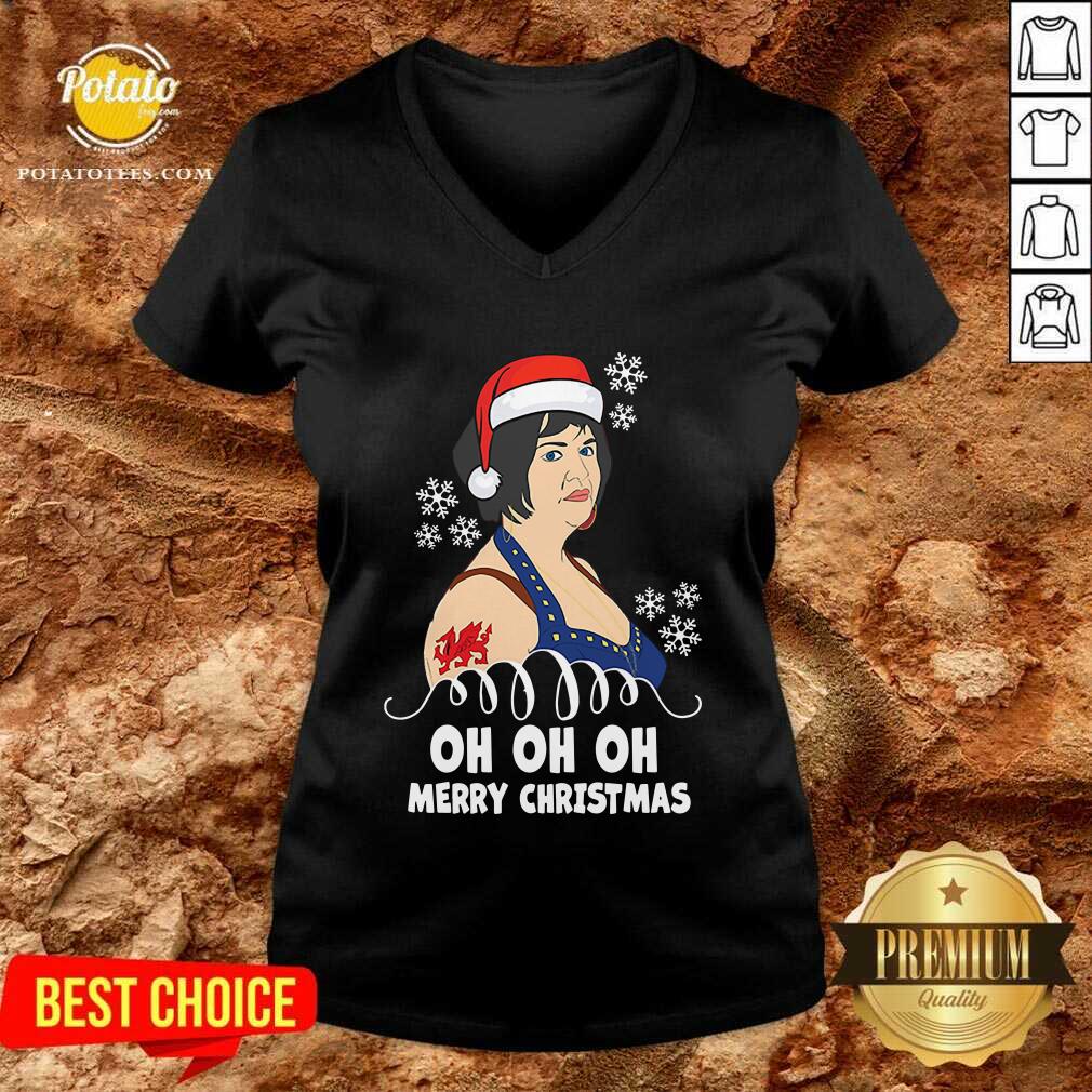 Premium Nessa Jenkins Oh Oh Oh Merry Christmas Shirt - Image 2