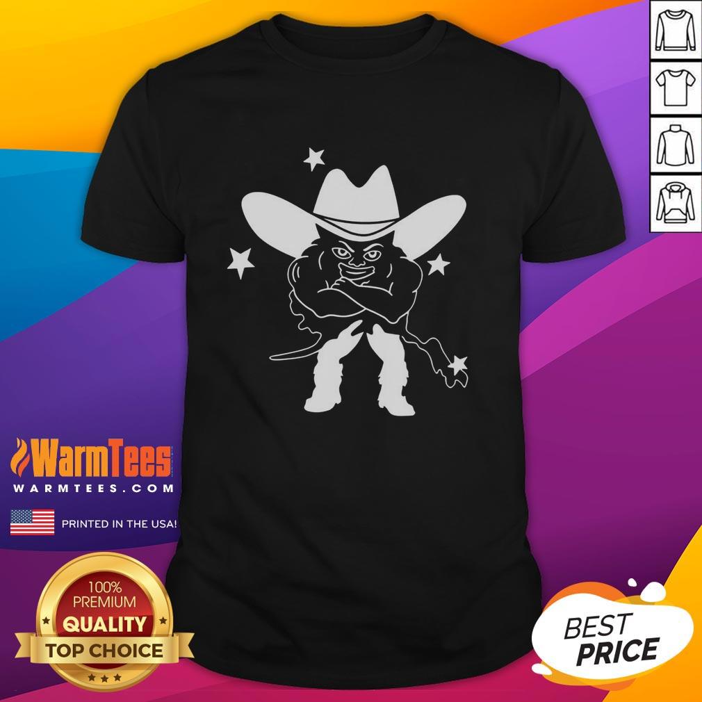 Nice Medium Build Weird Guy Cowboy T-Shirt