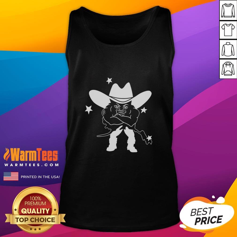 Nice Medium Build Weird Guy Cowboy T-Shirt - Image 4