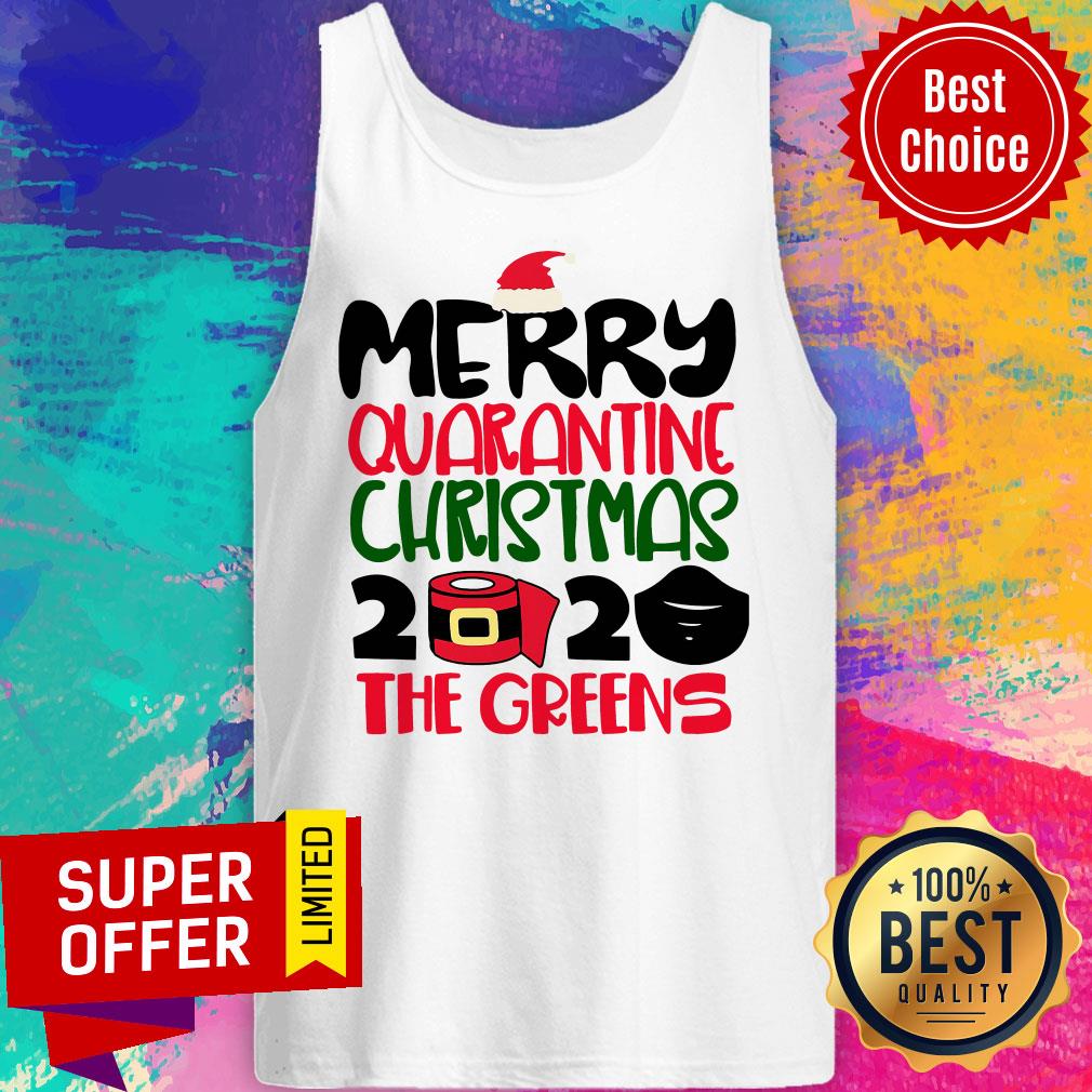 Funny Merry Quarantine Christmas 2020 The Greens Shirt - Image 3