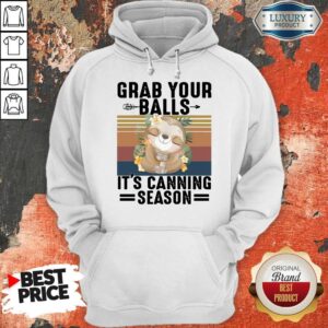 Alternative view of Nice Sloth Grab Your Balls It’s Canning Season Vintage Shirt