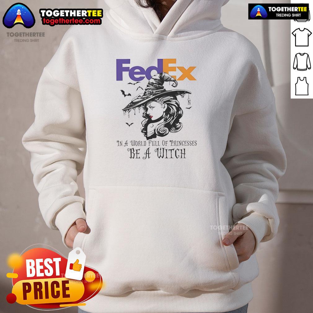 Official Fedex In A World Full Of Princesses Be A Witch Halloween T-Shirt - Image 2