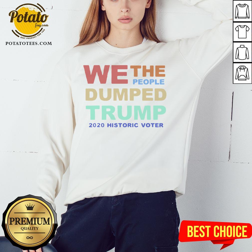Awesome We The People Dumped Trump 2020 Shirt - Image 4
