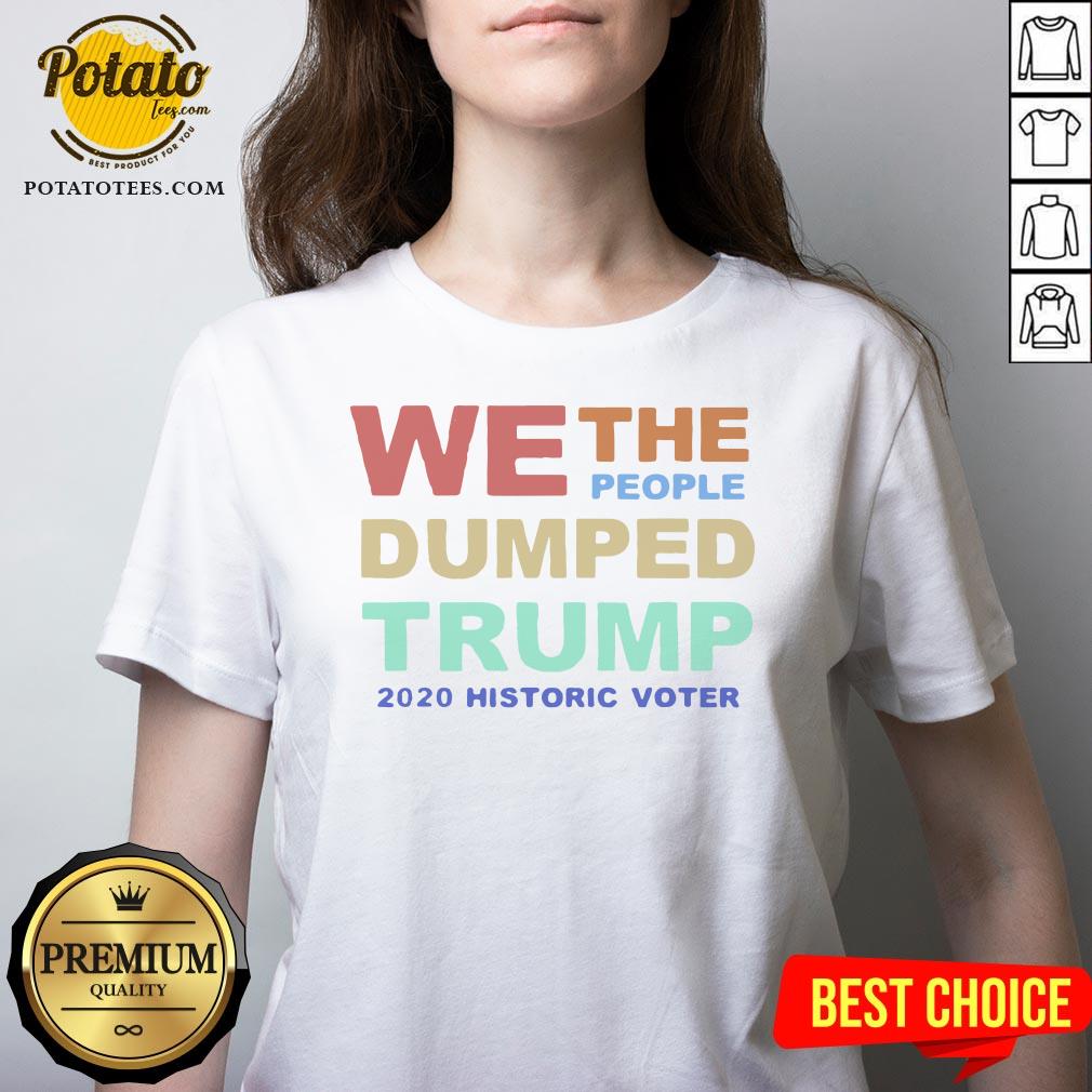 Awesome We The People Dumped Trump 2020 Shirt - Image 2