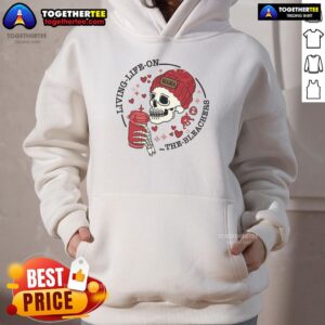 Alternative view of Good Living Life On The Bleachers Mama Skellington T-Shirt