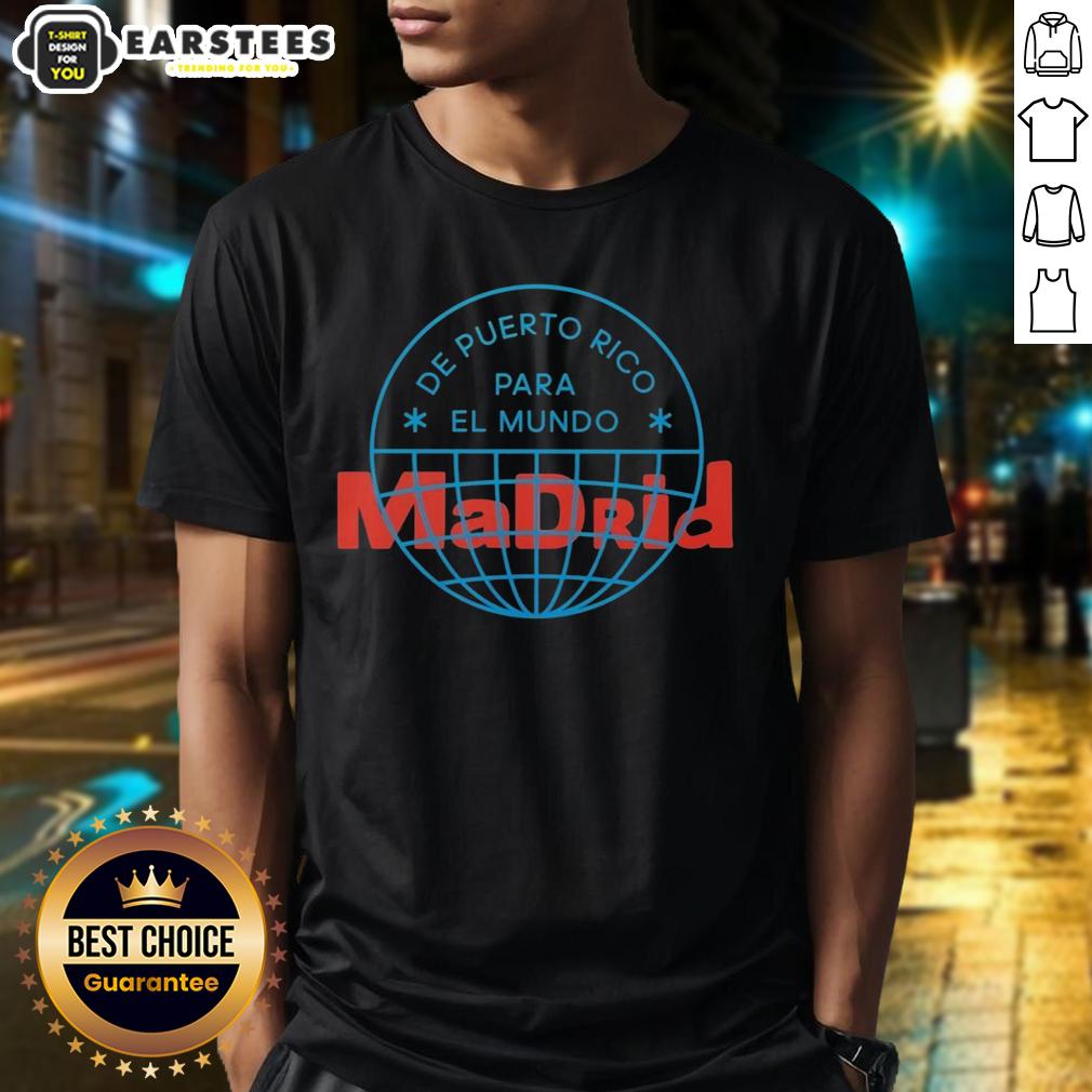 Official Bad Bunny Dtmf Tour Merch Madrid 2026 T-Shirt