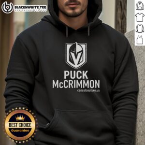 Alternative view of Nice Puck McCrimmon Vegas Golden Knights Logo T-Shirt