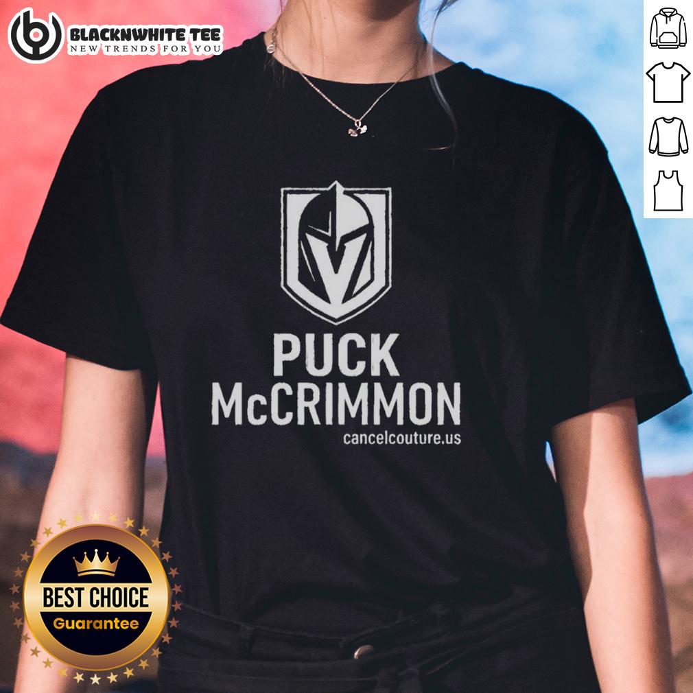 Nice Puck McCrimmon Vegas Golden Knights Logo T-Shirt - Image 3