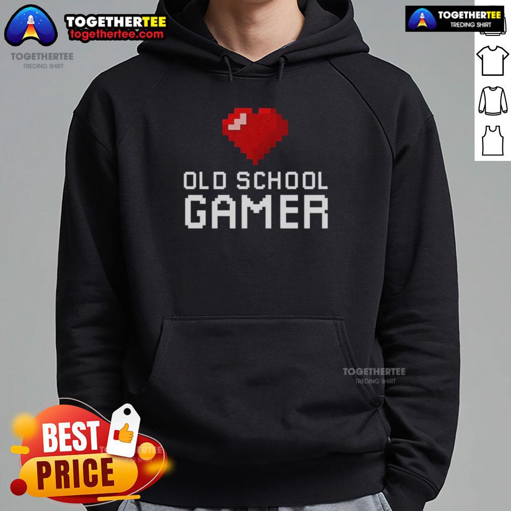 Official Old School Gamer Heart T-Shirt - Image 2
