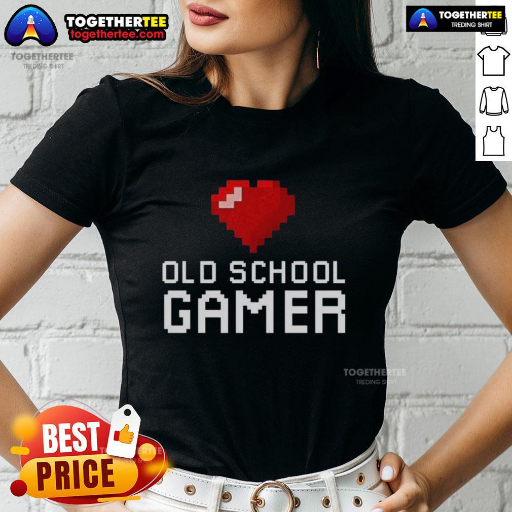 Official Old School Gamer Heart T-Shirt - Image 3