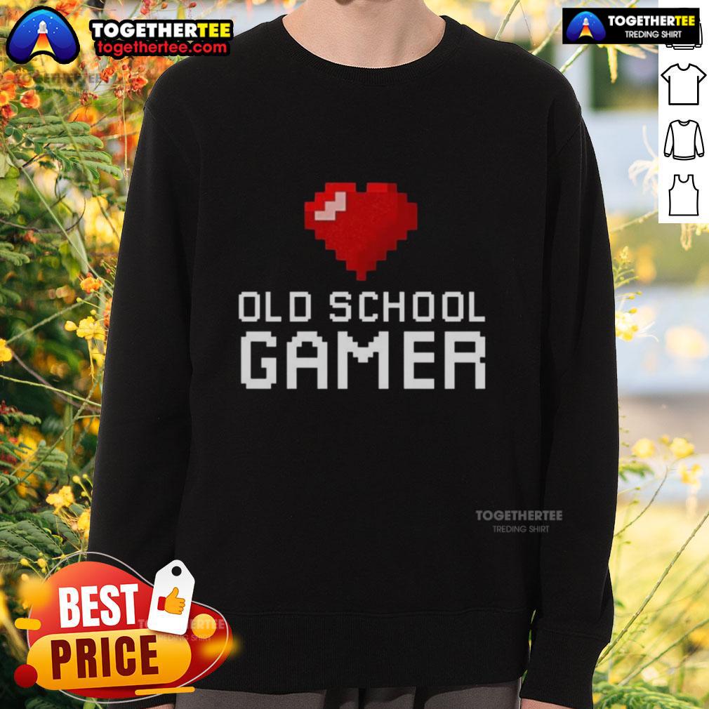 Official Old School Gamer Heart T-Shirt - Image 5