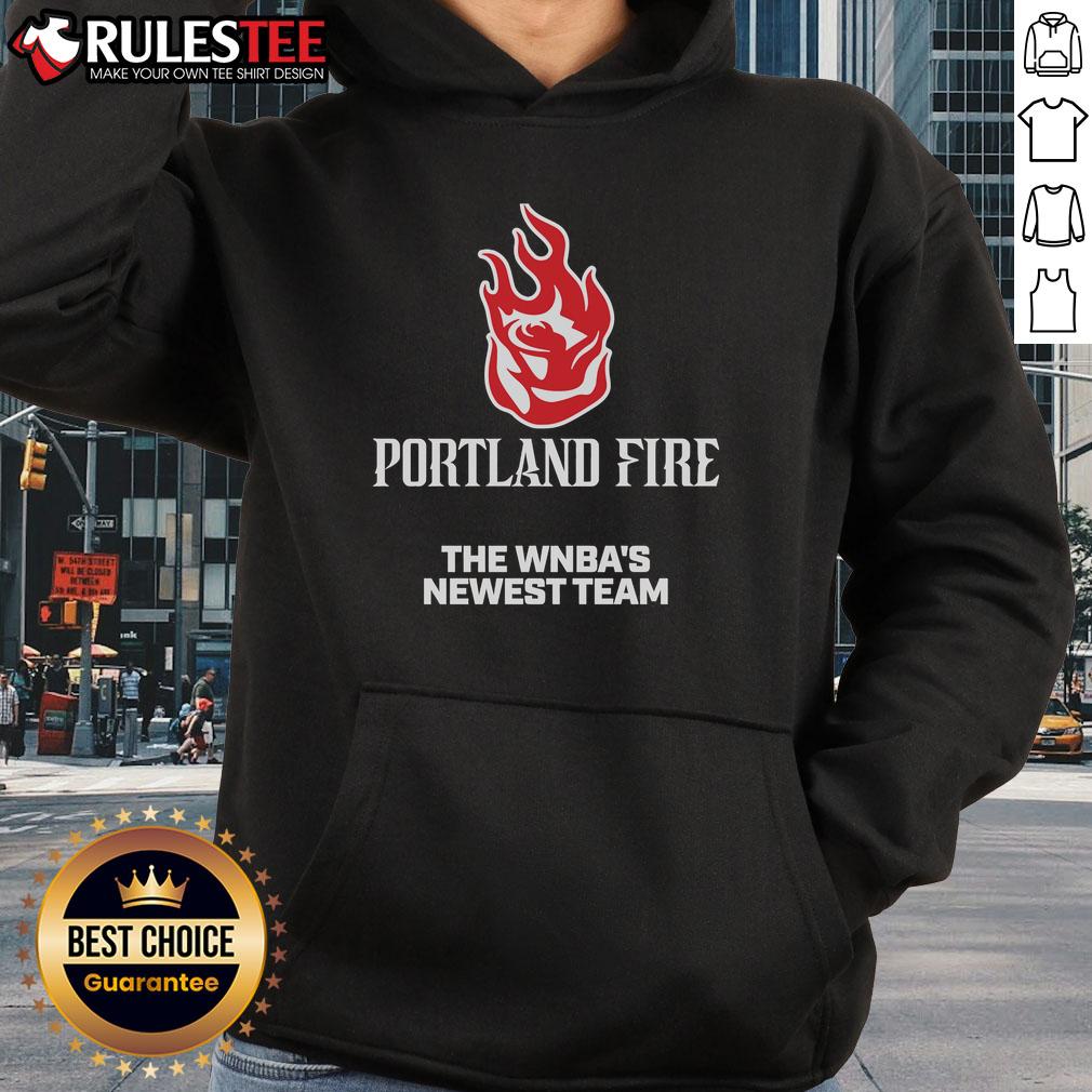 Official Portland Fire The WNBA's Newest Team T-Shirt - Image 2