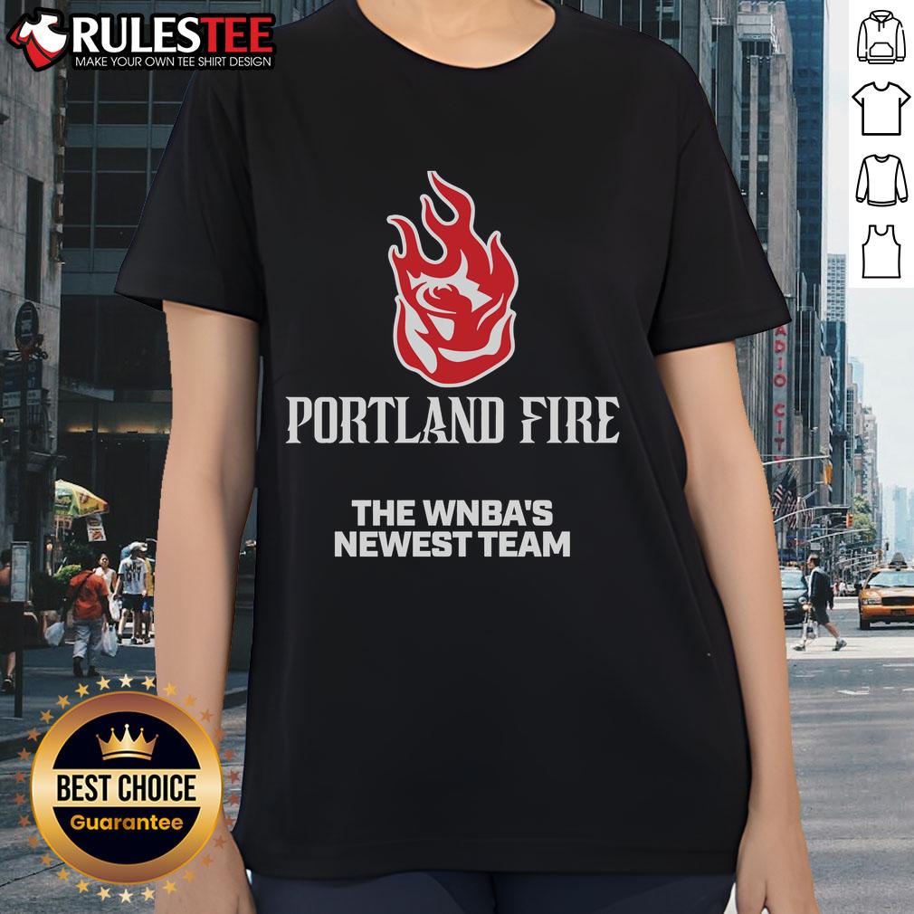 Official Portland Fire The WNBA's Newest Team T-Shirt - Image 3