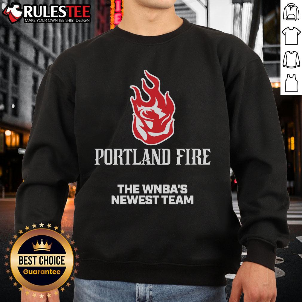 Official Portland Fire The WNBA's Newest Team T-Shirt - Image 5