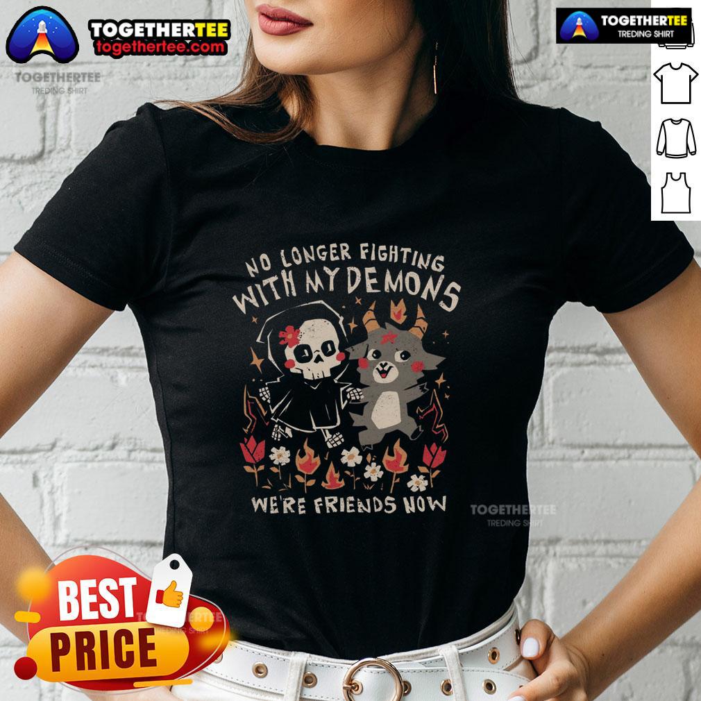 Top Friends With My Demons T-Shirt - Image 3