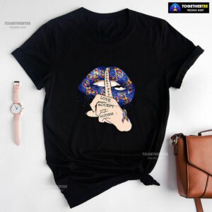 Understand Love Accept Lips Autism Awareness T-Shirt
