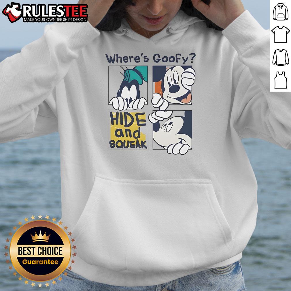 Cute Where's Goofy Mickey Hide And Squeak T-Shirt - Image 2