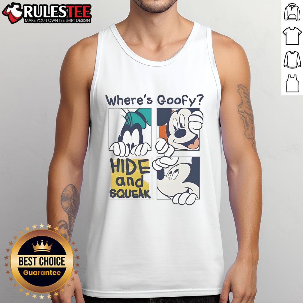 Cute Where's Goofy Mickey Hide And Squeak T-Shirt - Image 4