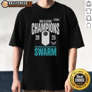 Hot Greensboro Swarm NBA League Champions 2026 T-Shirt
