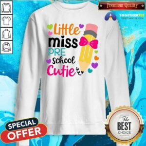 Alternative view of Lovely Little Miss Preschool Cutie Shirt