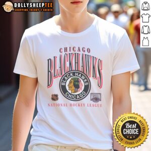Top Chicago Blackhawks Vintage Crease T-Shirt