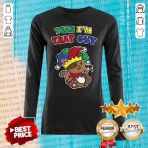 Alternative view of Hot Yeah I’m That Guy April Fool’s Warning Cat Jester Prankster T Shirt