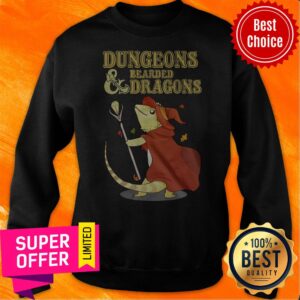 Alternative view of Official Dungeons And Bearded And Dragons Shirt