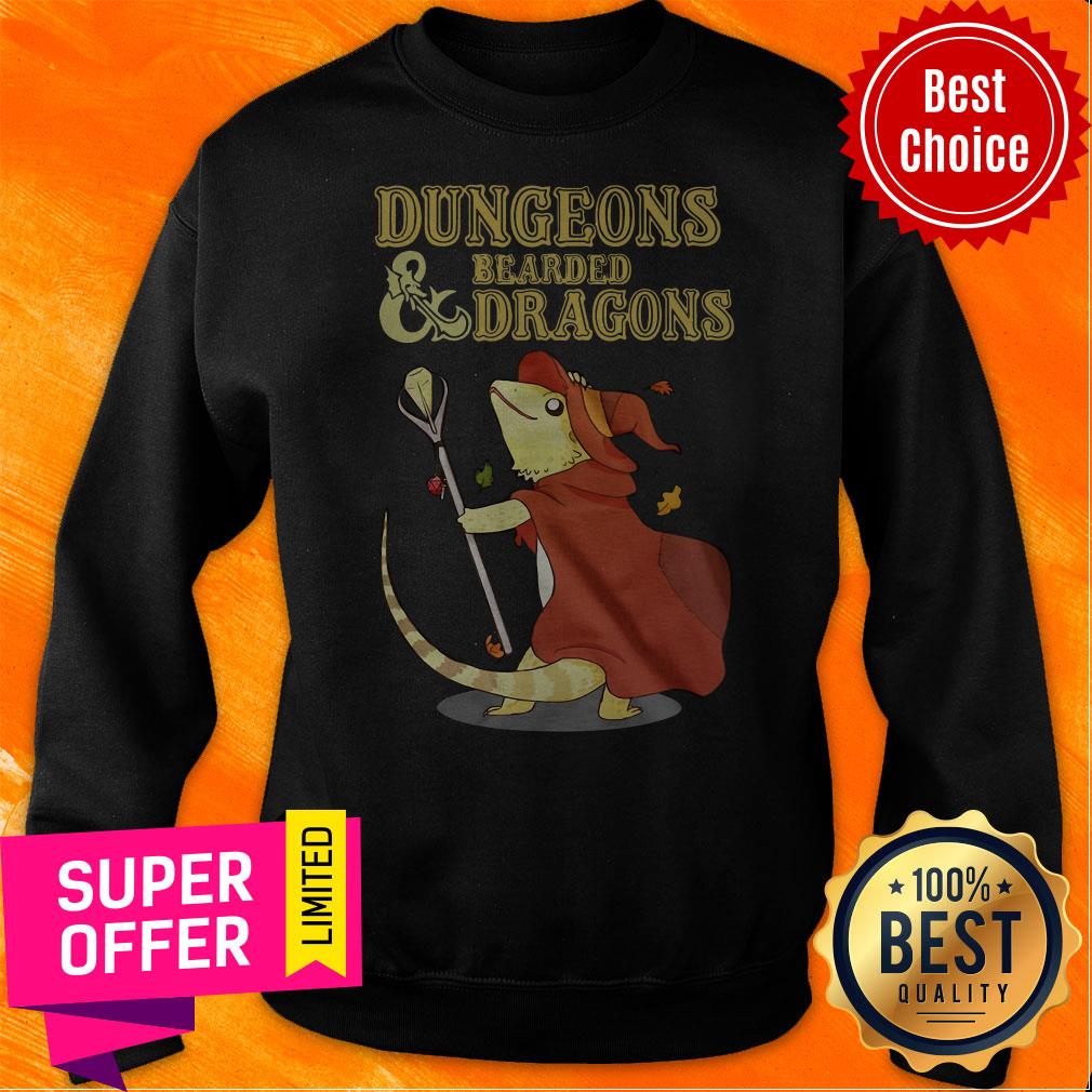 Official Dungeons And Bearded And Dragons Shirt - Image 2