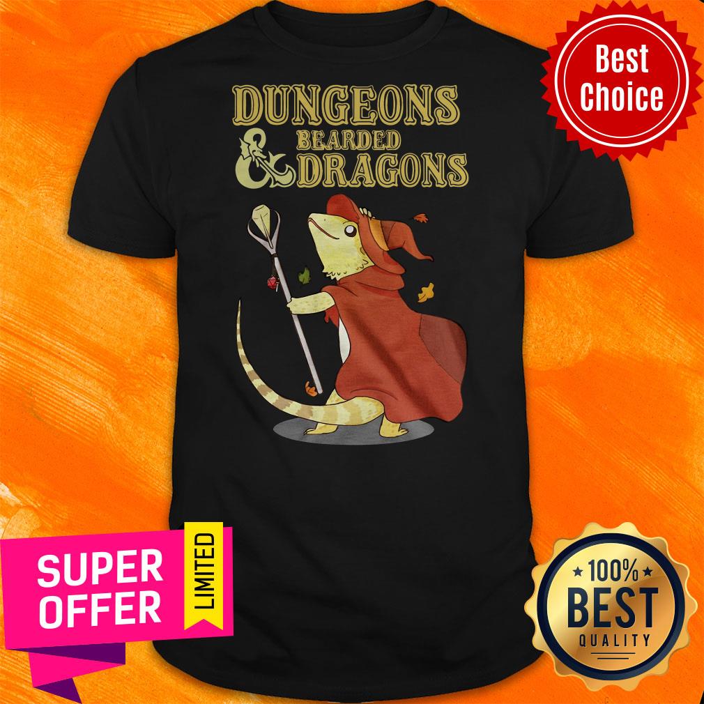 Official Dungeons And Bearded And Dragons Shirt