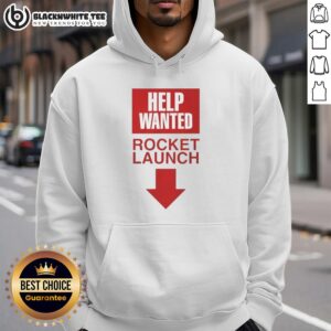 Alternative view of Official Rocket Launch Help Wanted T-Shirt