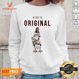 Alternative view of Dinosaur Native American Raptor We Were The Original Shirt