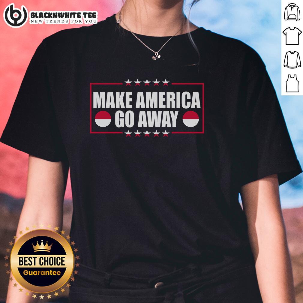 Nice Make America Go Away Maga Support Greenland T-Shirt - Image 3